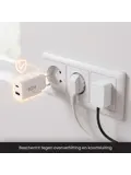 Krachtige 20W USB A & USB C Adapter Wit