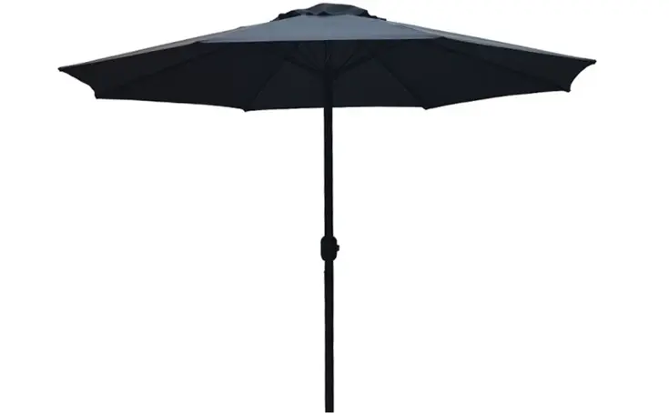 Parasol Luxe 8-ribs - Ø 300cm - antraciet