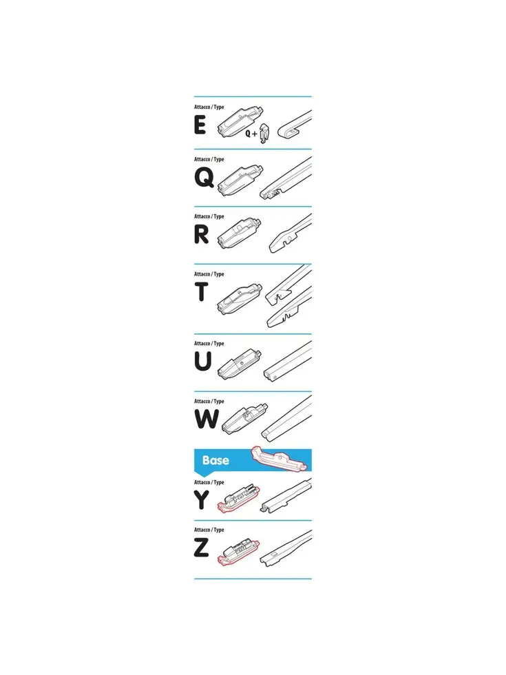 Achterruitenwisserblad - 28 cm