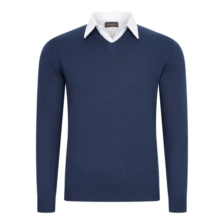Heren Mock Pullover
