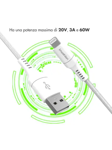 Lightning naar USB kabel 2 meter
