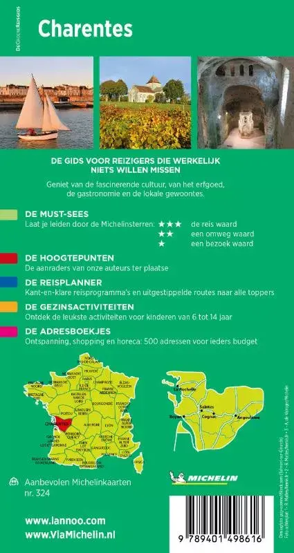 Michelin reisgids Poitou-Charentes