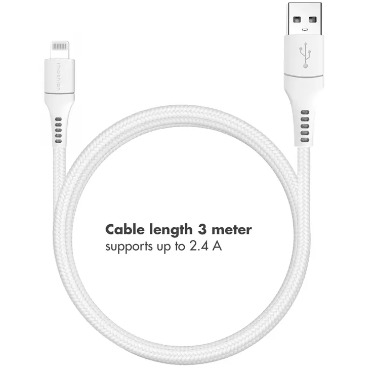 imoshion Braided Lightning-USB Kabel 3m