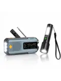 Noodradio 2.000mAh Blauw + Zaklamp