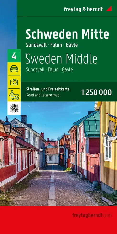 Wegenkaart Zweden 4 Midden