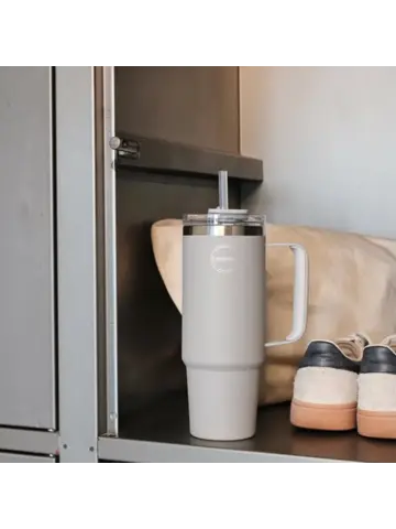 Thermosbeker AYA&IDA Thermocup with staw 885 ml