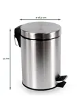 Pedaalemmer 20L – RVS Afvalbak