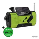 Noodradio Solar Opwindbaar Met Batterijen
