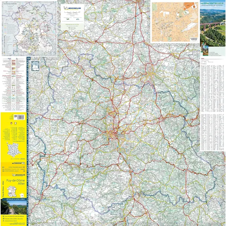 Wegenkaart Local 326 Allier - Puy-de-Dome