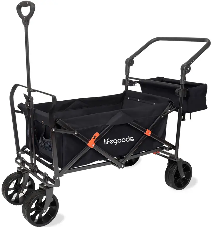 LifeGoods Bolderkar - Tot 120KG - 90L