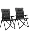 Campingstoel Luxe Duo – Draagtas – Zwart