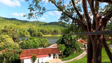 Cuba, Artemisa, Las Terrazas, zipline - shutterstock_719277931
