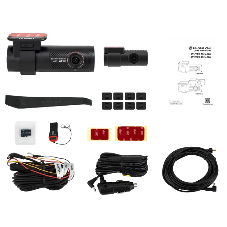BlackVue DR970X-2CH plus 4K Dashcam 64GB