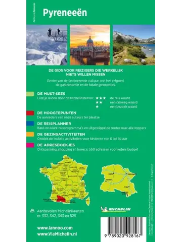 Michelin Reisgids Pyreneeën