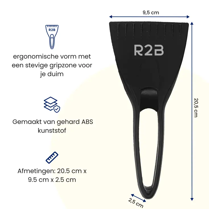 IJskrabber Auto met IJsbreker - Zwart