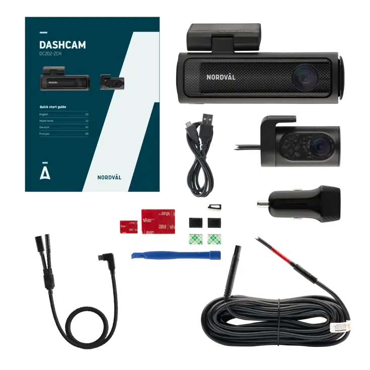 DC202-2CH Dashcam 4K 256GB