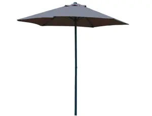Parasol rond - Ø 200cm - antraciet