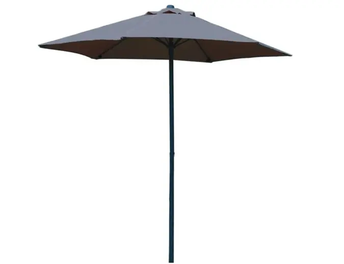 Parasol rond - Ø 200cm - antraciet
