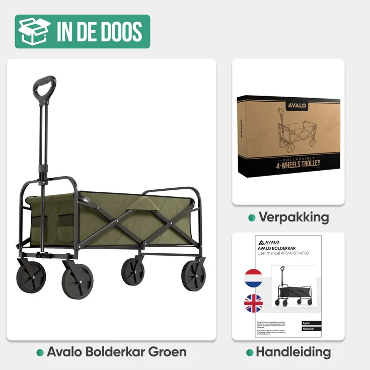 Bolderkar Opvouwbaar