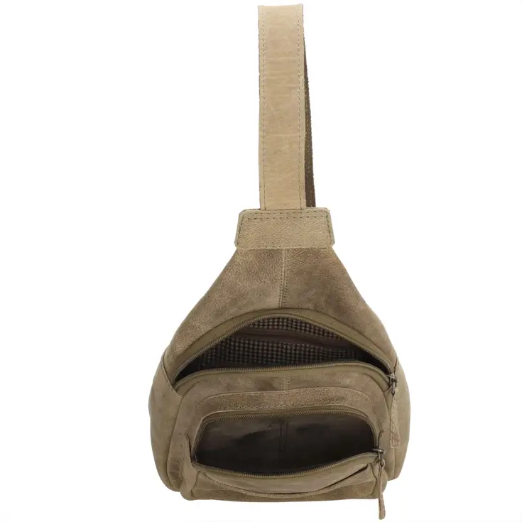 Idaho - Schoudertas / Slingbag - Leer