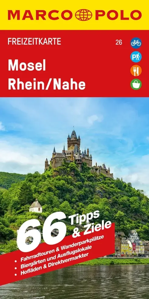 Toeristische kaart FZK 26 Mosel - Rhein