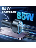 103W Autolader Snellader met 3 USB Poorten