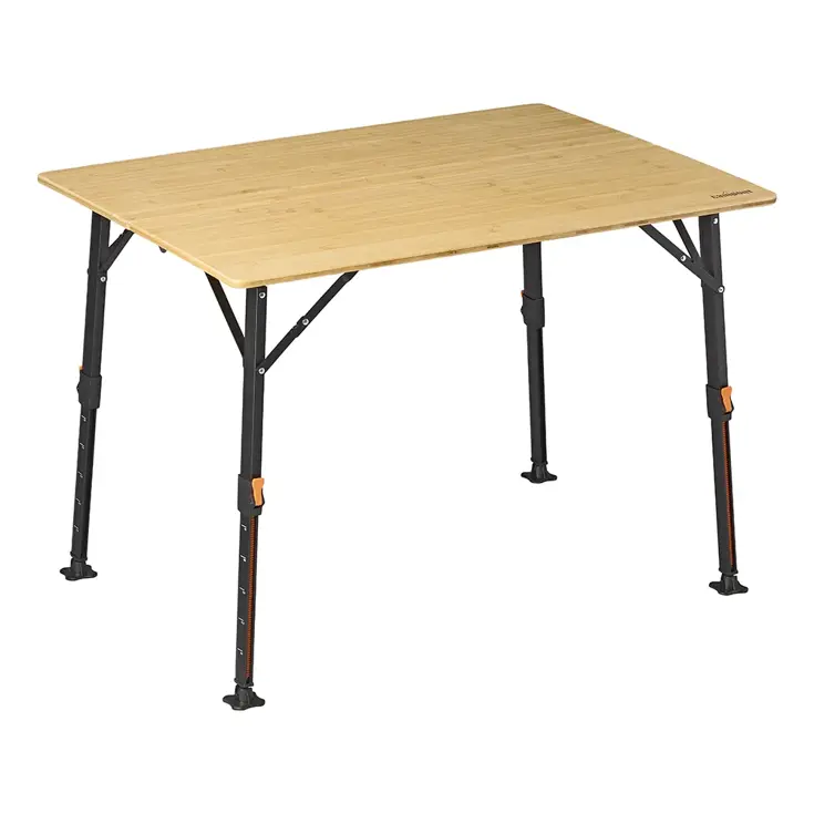 Campout Campingtafel - 100x72x70 cm - Bamboe