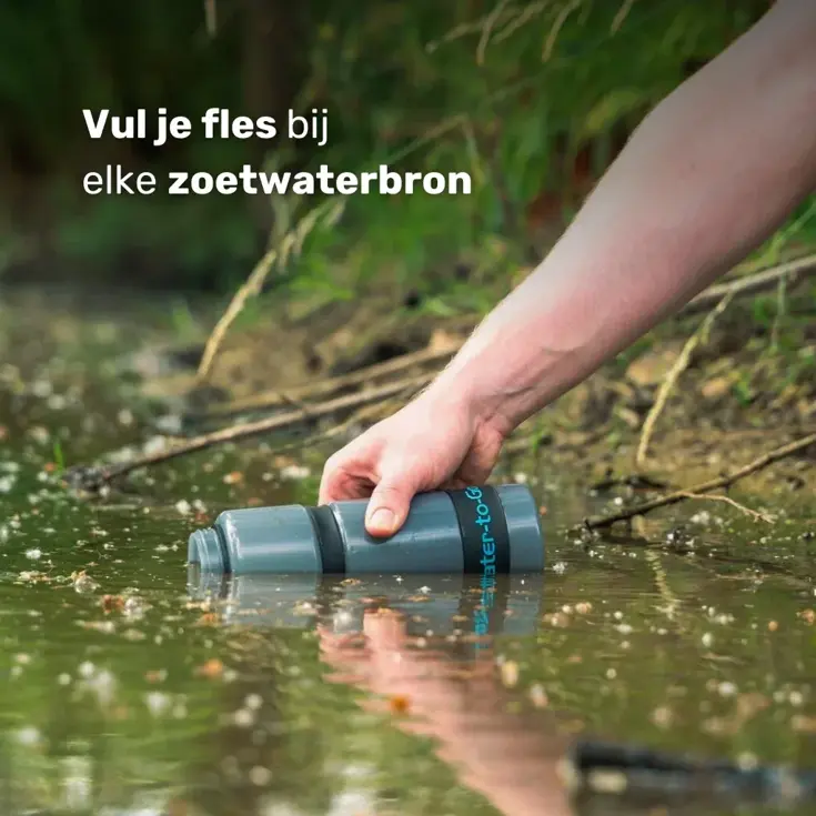 Waterfilter - Eco-Active 75cl - Blauw