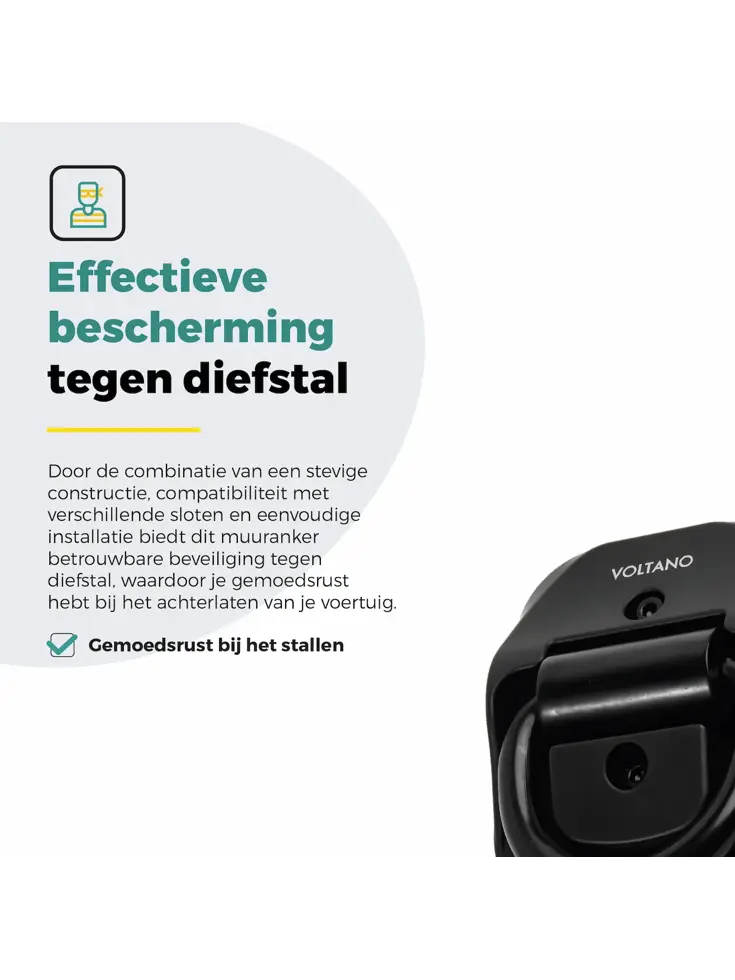 Voltano muuranker Secure incl bevestiging