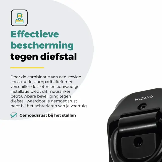 Voltano muuranker Secure incl bevestiging