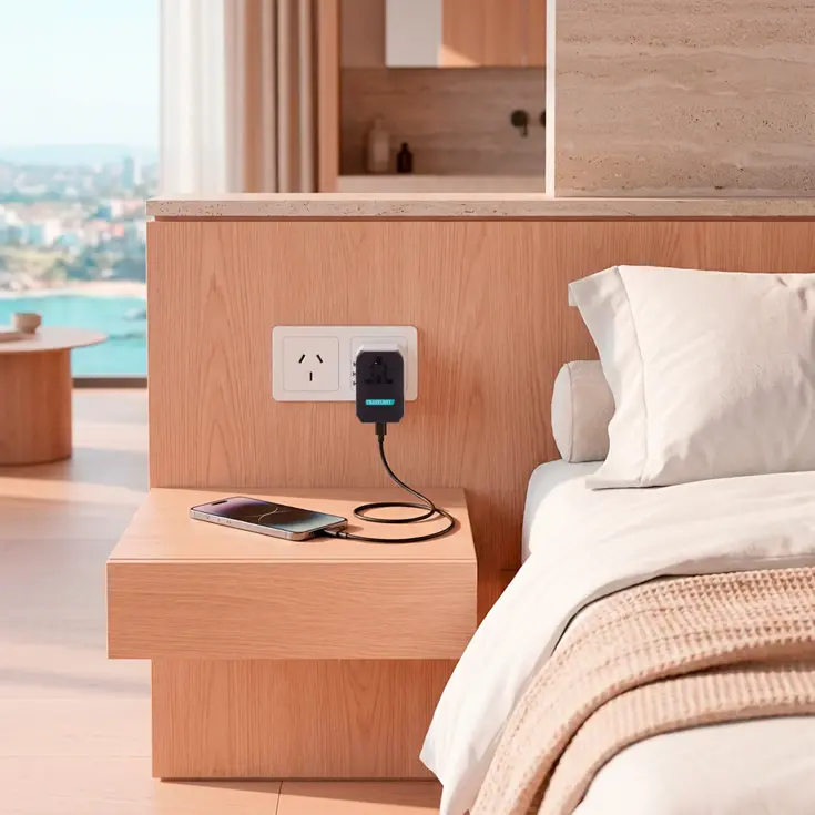 Wereldstekker 70W 3x USB-C & 2x USB-A