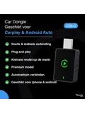 USB-C 2-in-1 CarPlay & Android Auto Dongle
