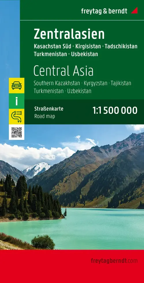Wegenkaart Centraal-Azië - Zuid-Kazachstan