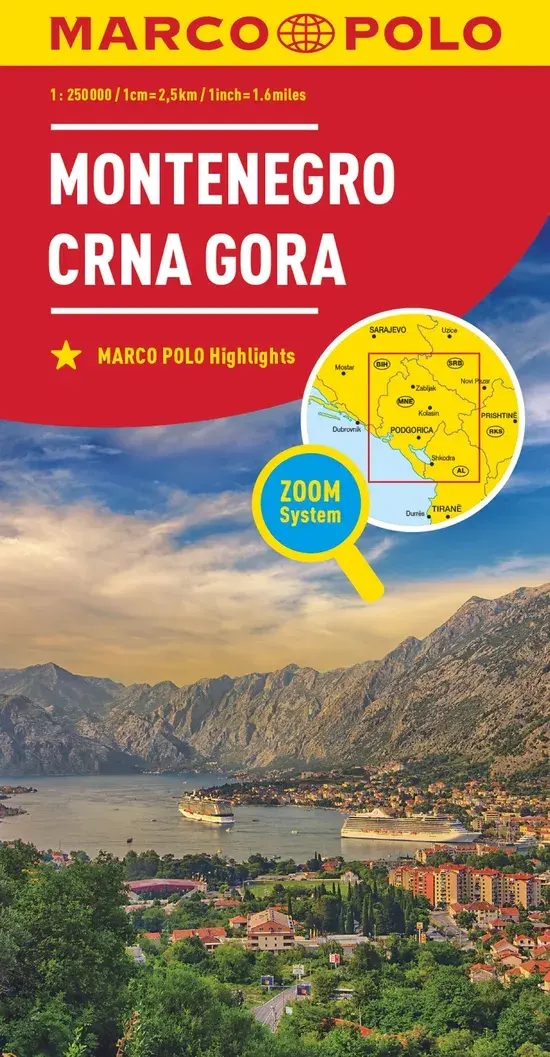 Marco Polo Wegenkaart Montenegro