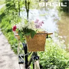 Basil Fietsmand Bremen Rattan Look  met KF