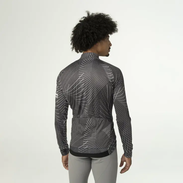 Nocturnal Lines Fietsshirt Lange Mouwen Heren