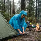 Nano Regenponcho met tarp