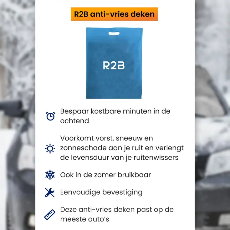 Anti-Vries Deken Auto Voorruit