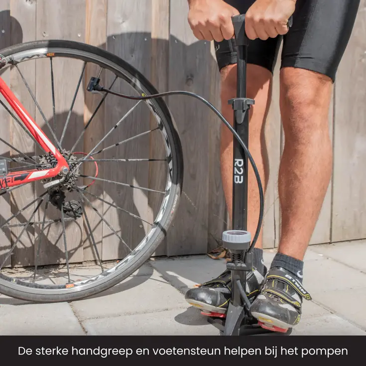Fietspomp met Drukmeter - Vloerpomp