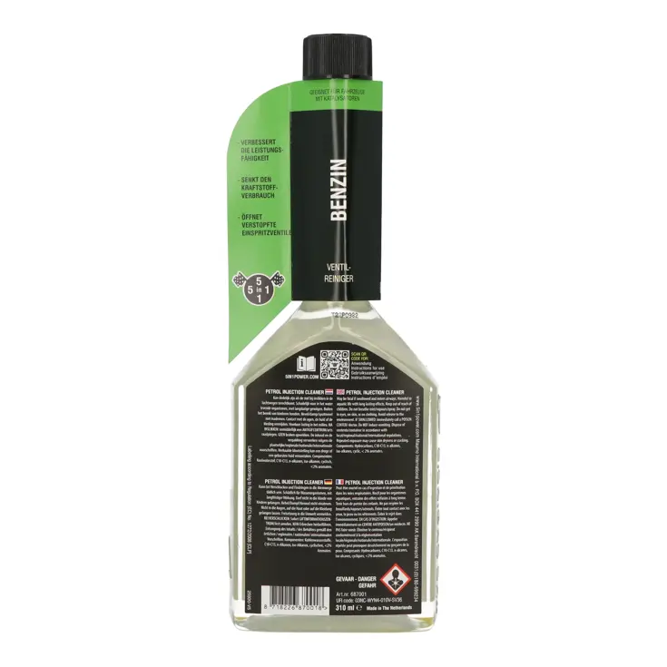 Benzine reiniger 310ml voor motorprestaties