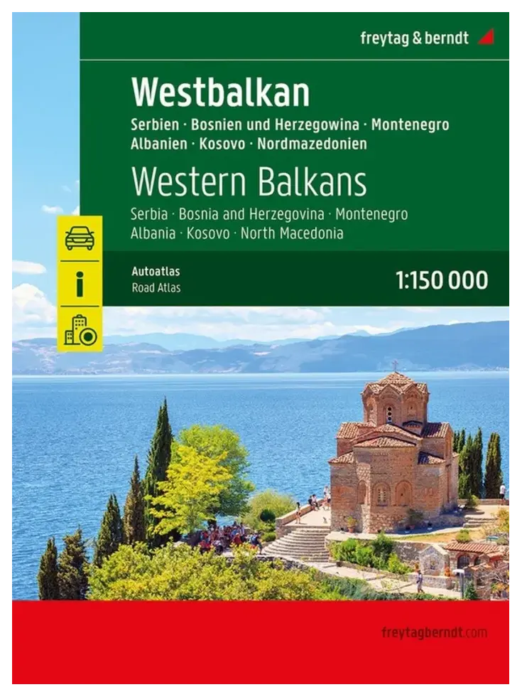 Wegenatlas West-Balkan