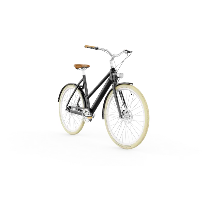 DUBLIN E-BIKE DAMES 50CM ZWART