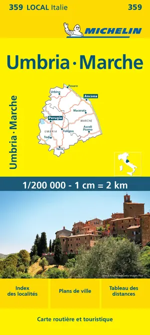 Wegenkaart Local 359 Umbria - Marche