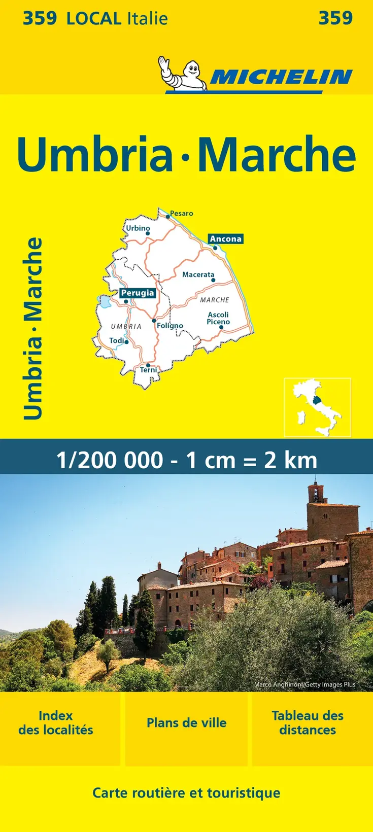 Wegenkaart Local 359 Umbria - Marche