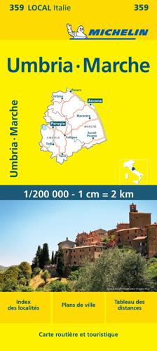 Wegenkaart Local 359 Umbria - Marche