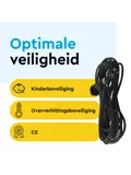 Verlengsnoer 30 m met randaarde voor binnen