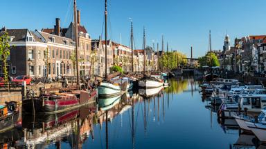 Delfshaven is a borough of Rotterdam on the right bank of river Nieuwe Maas, in South Holland