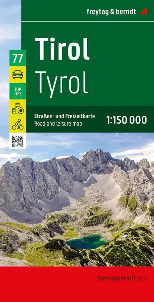 Wegenkaart Tirol