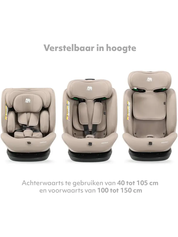Clyde i-Size Autostoel – 40-150 cm - Groep 0/1/2/3