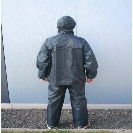 Basic Regenpak met Capuchon - Maat XL
